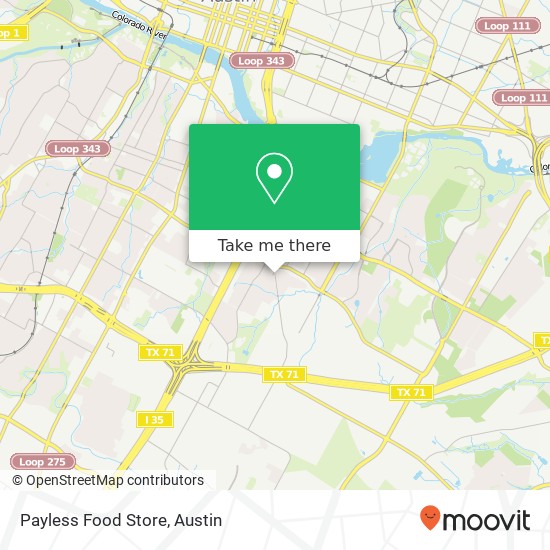 Mapa de Payless Food Store