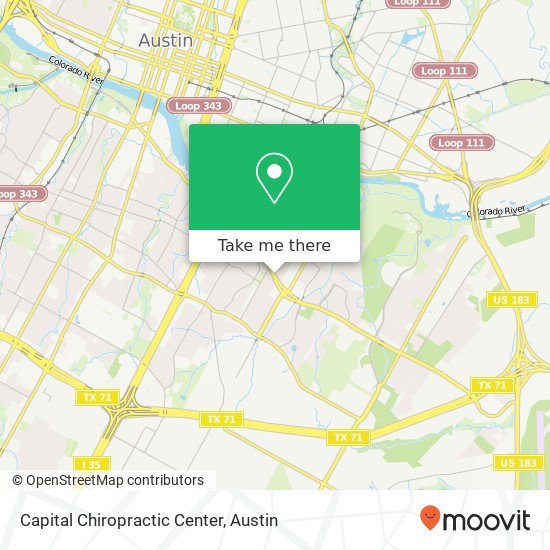Mapa de Capital Chiropractic Center