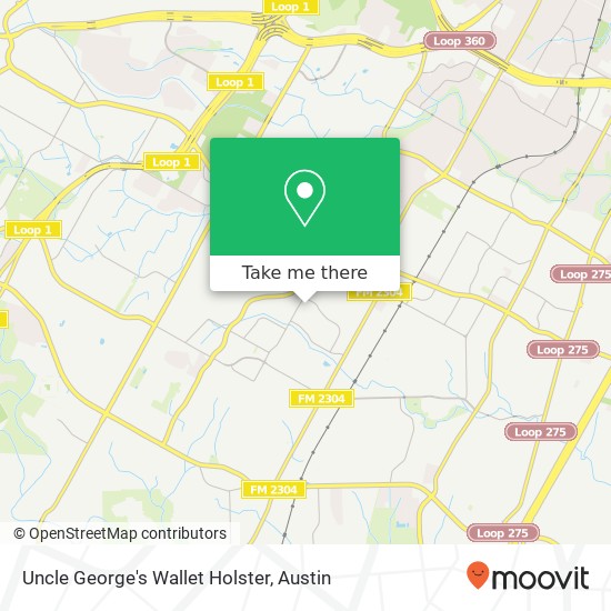 Uncle George's Wallet Holster map