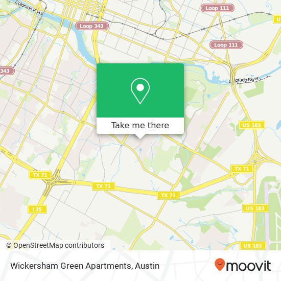 Wickersham Green Apartments map