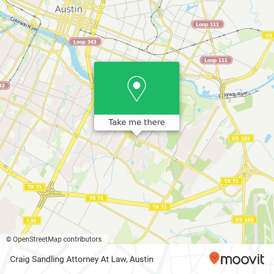 Mapa de Craig Sandling Attorney At Law