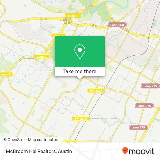 McBroom Hal Realtors map