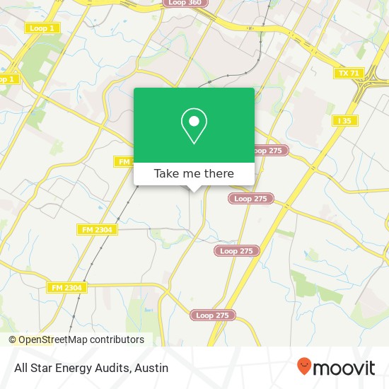 Mapa de All Star Energy Audits