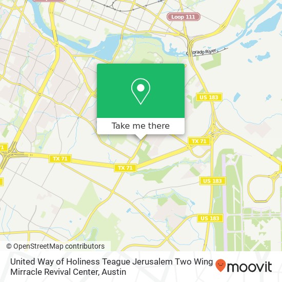 United Way of Holiness Teague Jerusalem Two Wing Mirracle Revival Center map