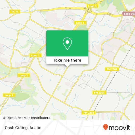 Cash Gifting map