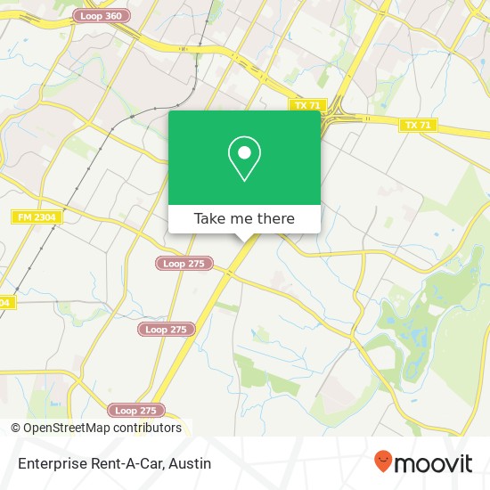 Mapa de Enterprise Rent-A-Car