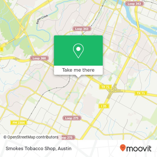 Mapa de Smokes Tobacco Shop