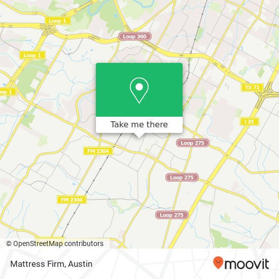 Mapa de Mattress Firm