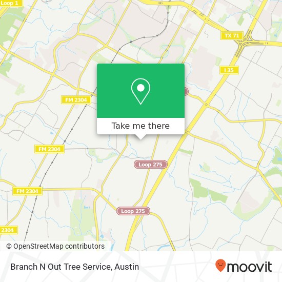 Mapa de Branch N Out Tree Service