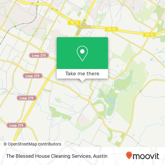 The Blessed House Cleaning Services map
