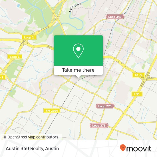 Austin 360 Realty map