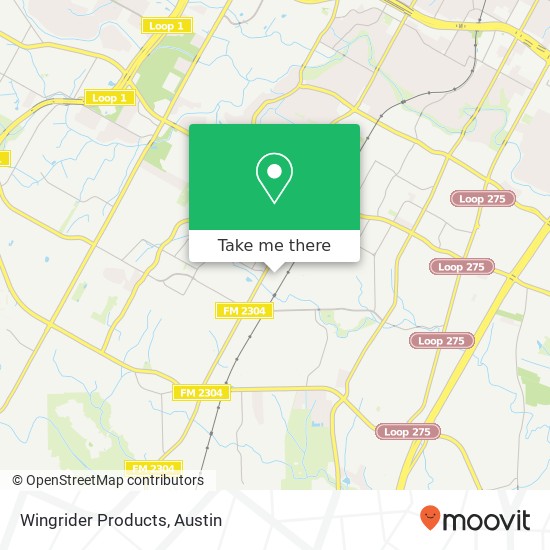 Wingrider Products map