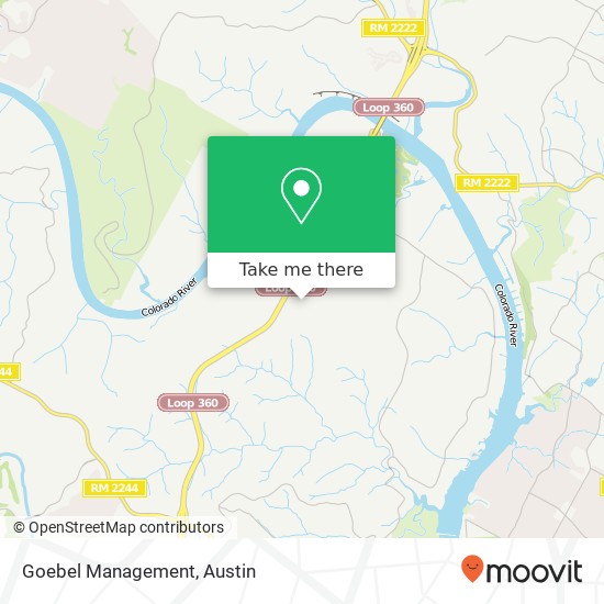 Goebel Management map
