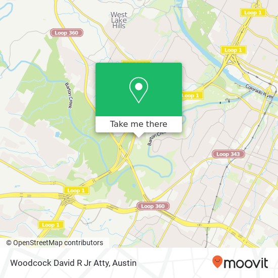 Mapa de Woodcock David R Jr Atty