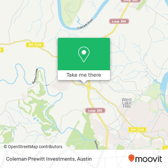 Coleman-Prewitt Investments map