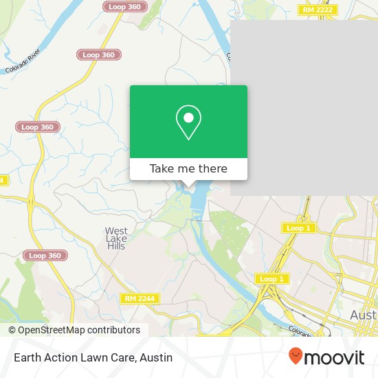 Earth Action Lawn Care map