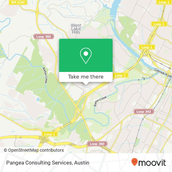 Mapa de Pangea Consulting Services