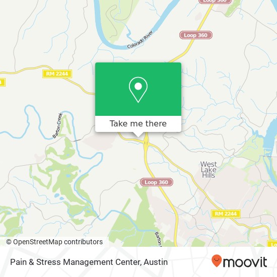 Pain & Stress Management Center map