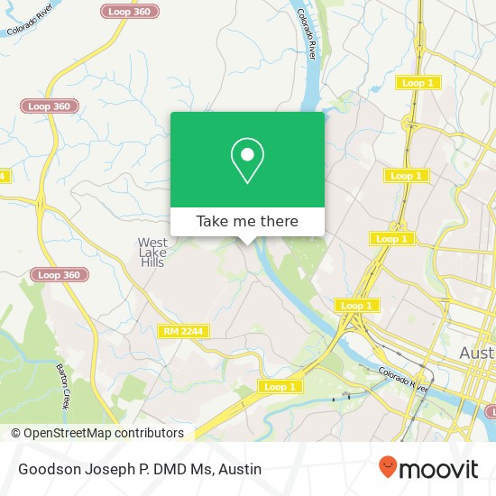 Goodson Joseph P. DMD Ms map