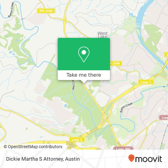 Dickie Martha S Attorney map