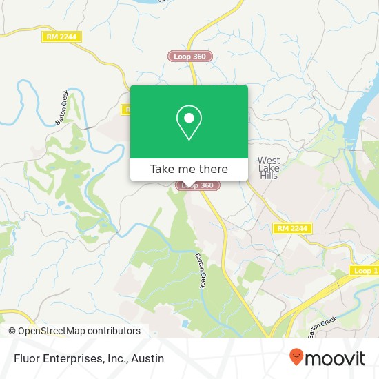 Fluor Enterprises, Inc. map