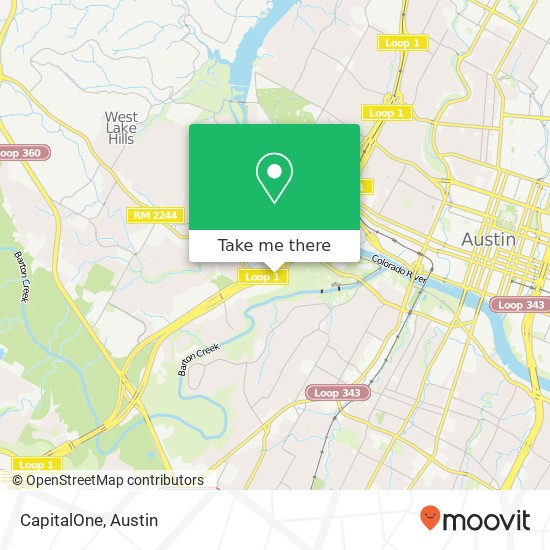 CapitalOne map