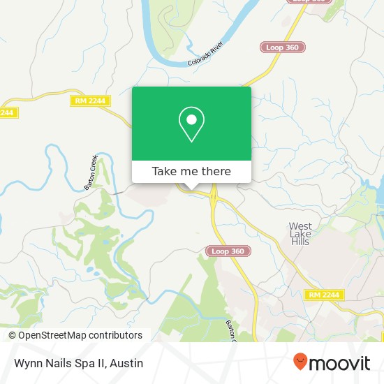 Wynn Nails Spa II map