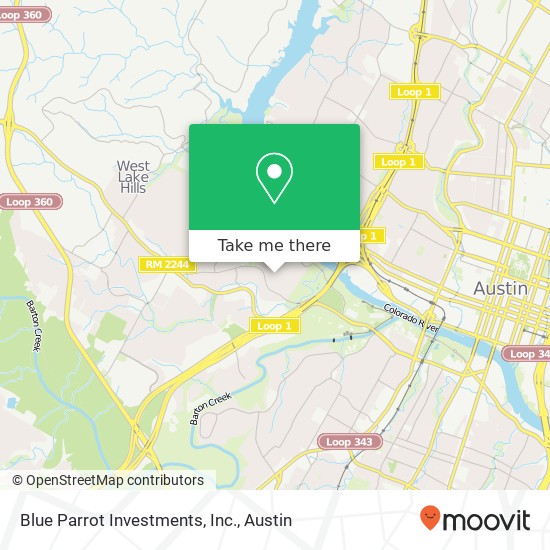 Blue Parrot Investments, Inc. map