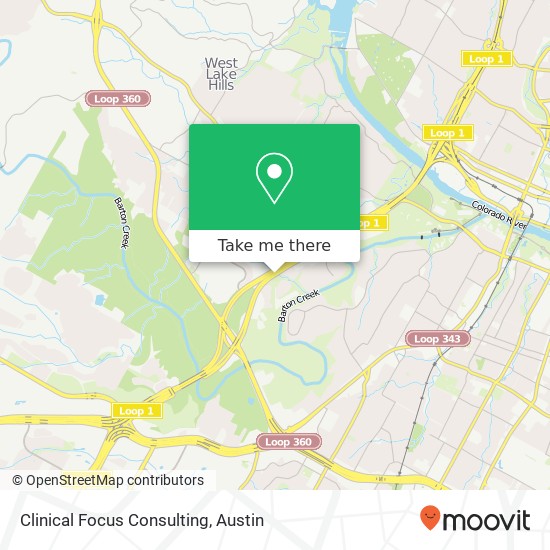 Clinical Focus Consulting map