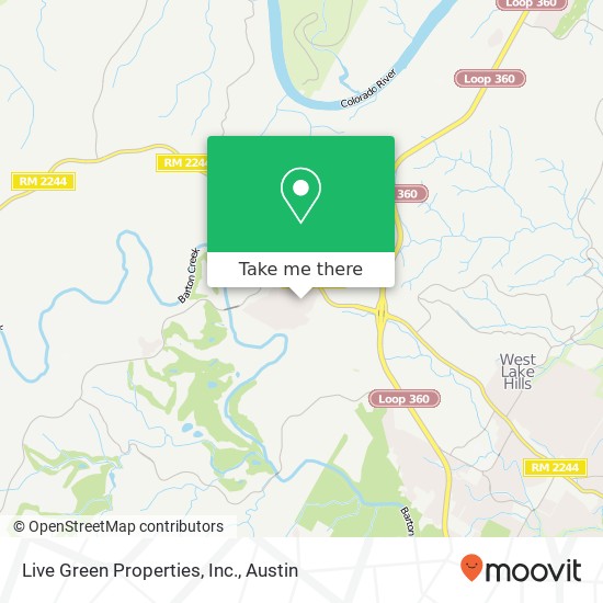 Live Green Properties, Inc. map