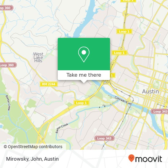 Mapa de Mirowsky, John