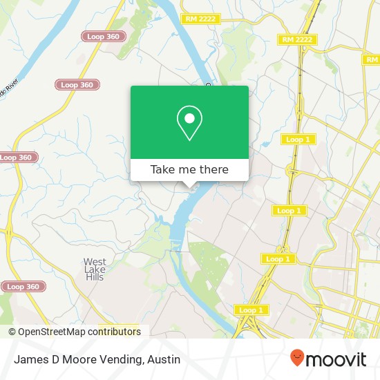 James D Moore Vending map