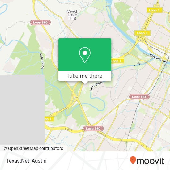 Texas.Net map