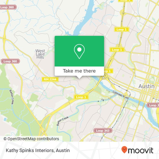 Kathy Spinks Interiors map