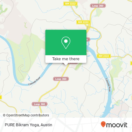 Mapa de PURE Bikram Yoga