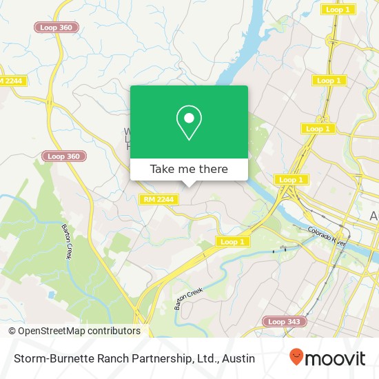 Storm-Burnette Ranch Partnership, Ltd. map