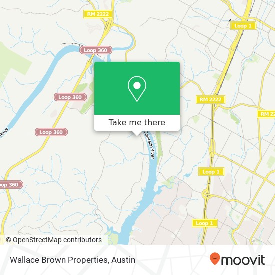 Wallace Brown Properties map