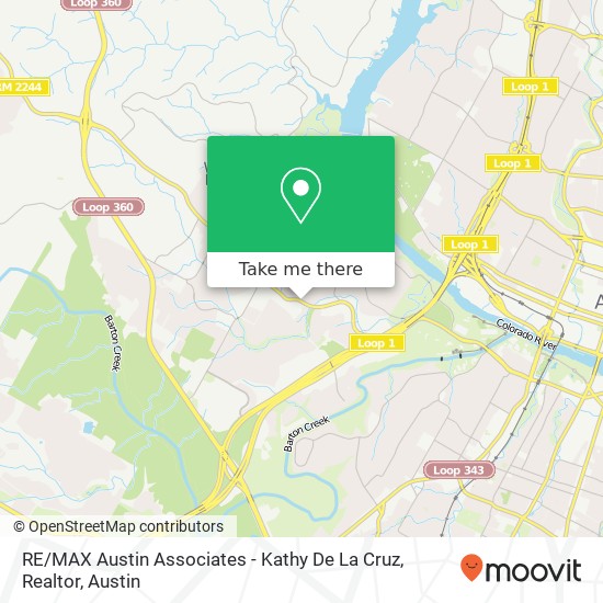 Mapa de RE / MAX Austin Associates - Kathy De La Cruz, Realtor