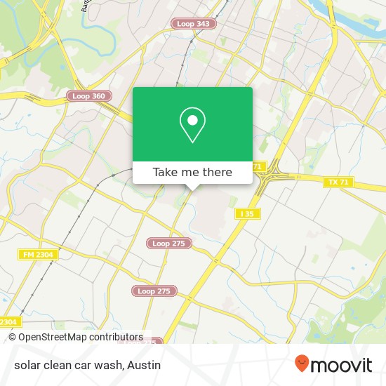 solar clean car wash map