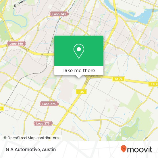 G A Automotive map