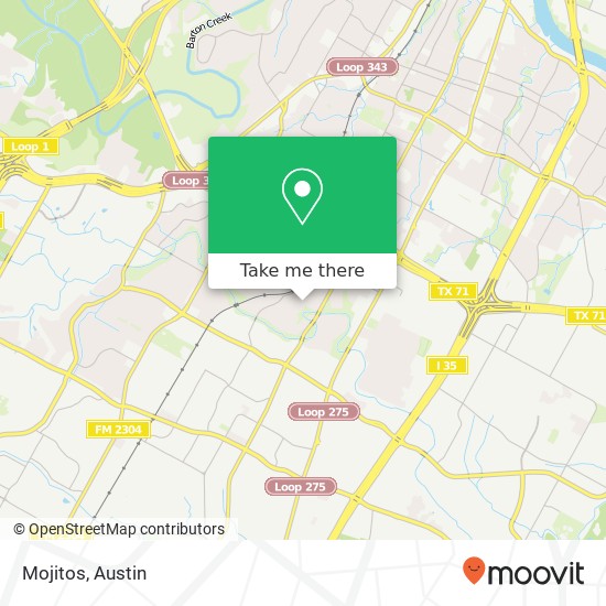 Mojitos map