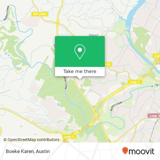 Mapa de Boeke Karen
