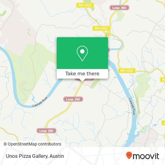 Mapa de Unos Pizza Gallery