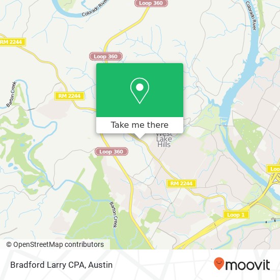 Bradford Larry CPA map