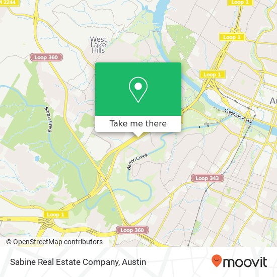 Sabine Real Estate Company map