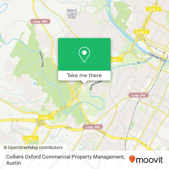 Mapa de Colliers Oxford Commercial Property Management