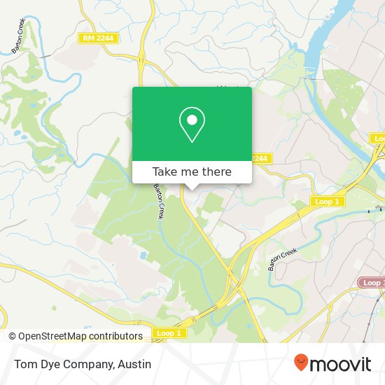 Tom Dye Company map