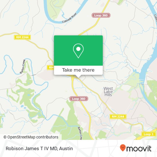 Robison James T IV MD map