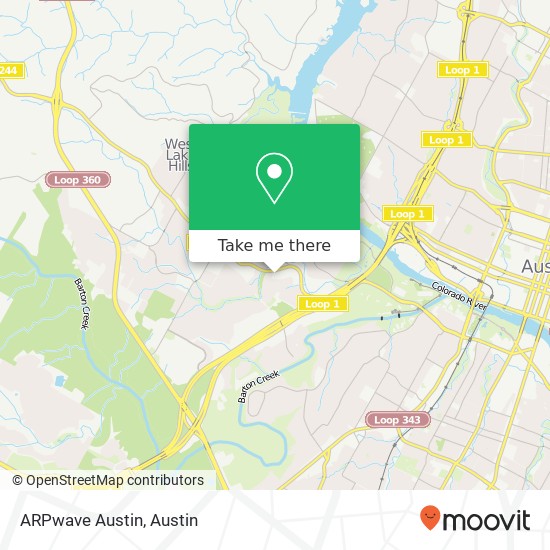 Mapa de ARPwave Austin