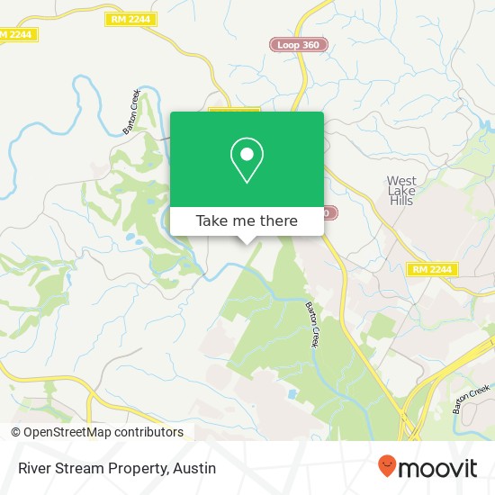 Mapa de River Stream Property